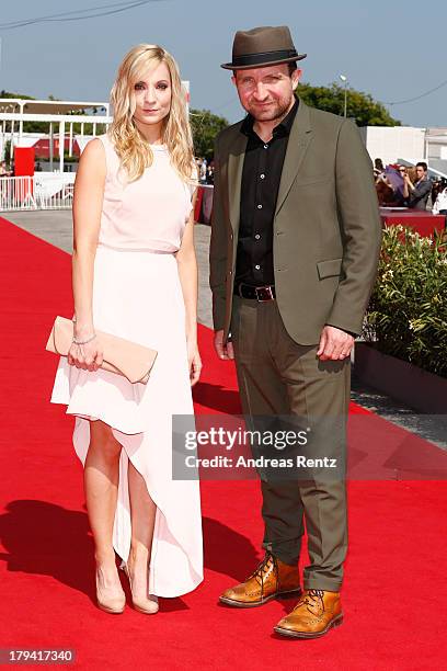 Actress Joanne Froggatt and actor Eddie Marsan attends the 'Still Life' Premiere during the 70th Venice International Film Festival at the Palazzo...
