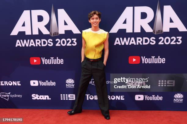 Troye Sivan attends the 2023 ARIA Awards at Hordern Pavilion on November 15, 2023 in Sydney, Australia.