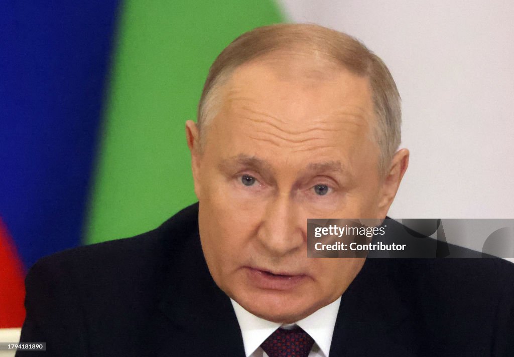 Putin Receives Tajik President Emomali Rakhmon At The Grand Kremlin Palace