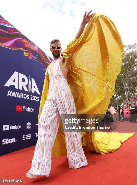 Jamie Azzopardi attends the 2023 ARIA Awards at Hordern Pavilion on November 15, 2023 in Sydney, Australia.