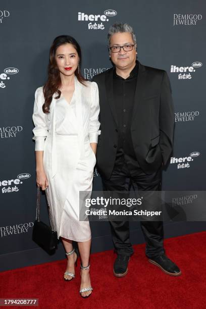 Dayyan Eng and Beibi Gong attend the StarS Asian International Film Festival StarS Gala at Audrey Irmas Pavilion on November 14, 2023 in Los Angeles,...