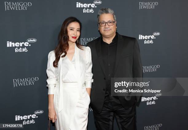 Dayyan Eng and Beibi Gong attend the StarS Asian International Film Festival StarS Gala at Audrey Irmas Pavilion on November 14, 2023 in Los Angeles,...
