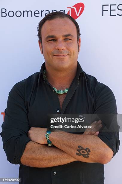 Spanish chef Angel Leon presents the "Master Chef" television show during day two of 5th FesTVal Television Festival 2013 at the Puerta Grande...