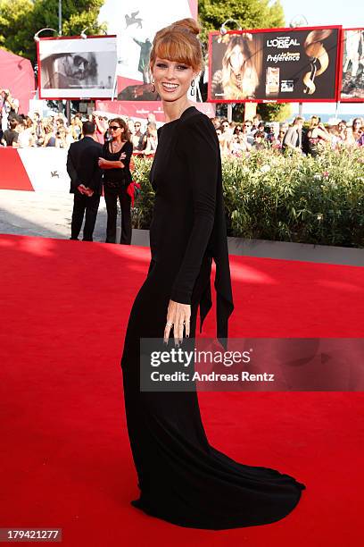 Actress Yuval Scharf attends the 'Ana Arabia' Premiere during the 70th Venice International Film Festival at Palazzo del Cinema on September 3, 2013...