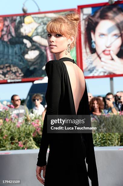 Actress Yuval Scharf attends "Ana Arabia" Premiere during the 70th Venice International Film Festival at Sala Grande on September 3, 2013 in Venice,...