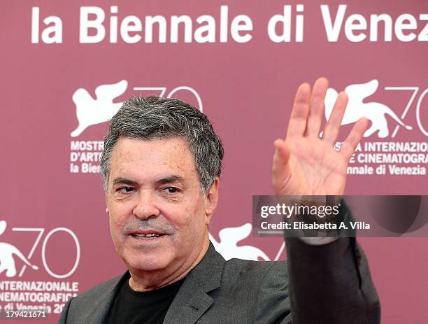 Director Amos Gitai attends the 'Ana Arabia' Photocall during the 70th Venice International Film Festival at Palazzo del Casino on September 3, 2013...