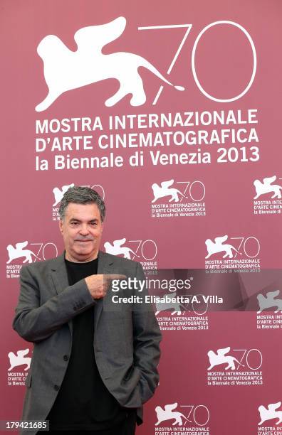 Director Amos Gitai attends the 'Ana Arabia' Photocall during the 70th Venice International Film Festival at Palazzo del Casino on September 3, 2013...