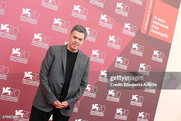 Director Amos Gitai attends the 'Ana Arabia' Photocall during the 70th Venice International Film Festival at Palazzo del Casino on September 3, 2013...