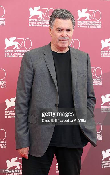 Director Amos Gitai attends the 'Ana Arabia' Photocall during the 70th Venice International Film Festival at Palazzo del Casino on September 3, 2013...