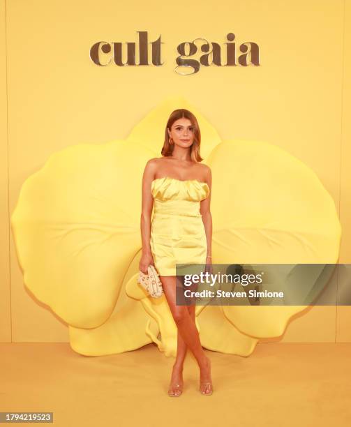 Olivia Jade attends the Cult Gaia RE24 Runway Show on November 14, 2023 in Los Angeles, California.