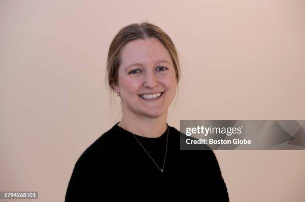 Wellesley, MA Danielle Marmer, general manager of Boston's new Professional Women's Hockey League team, poses for a photo at the Boston Sports...