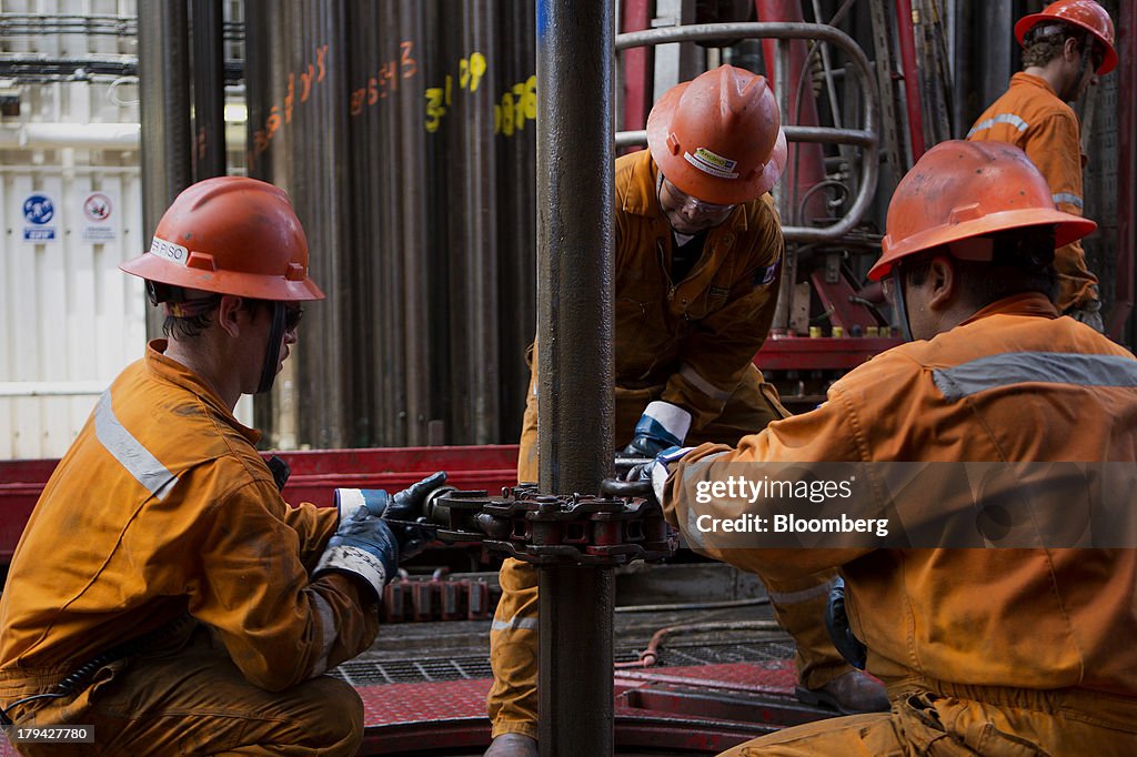 Operations On Pemex Centennial And La Muralla IV Deep Sea Crude Oil Platforms