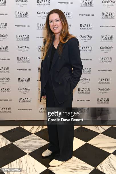 Clare Waight Keller attends the Harper's Bazaar At Work Summit, in partnership with Porsche and One&Only One Za'abeel, at Raffles London at The OWO...