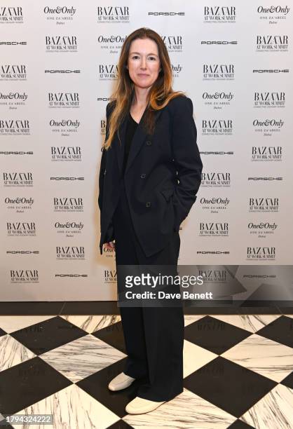 Clare Waight Keller attends the Harper's Bazaar At Work Summit, in partnership with Porsche and One&Only One Za'abeel, at Raffles London at The OWO...