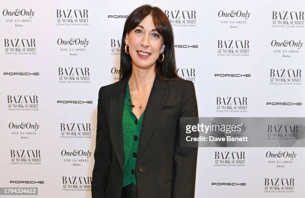 Samantha Cameron, Founder of Cefinn, attends the Harper's Bazaar At Work Summit, in partnership with Porsche and One&Only One Za'abeel, at Raffles...