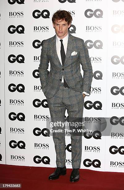 Eddie Redmayne attends the GQ Men of the Year awards at The Royal Opera House on September 3, 2013 in London, England.
