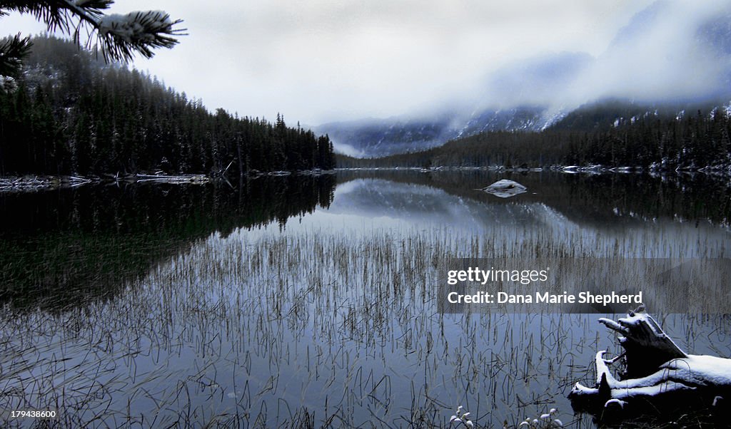 Snow Lake at dusk