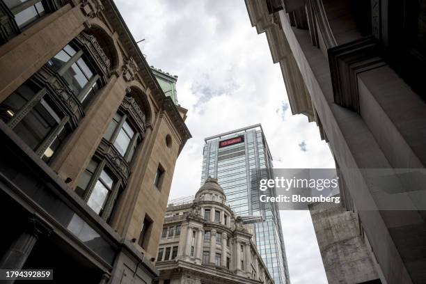 The Grupo Financiero Galicia headquarters in the financial district of Buenos Aires, Argentina, on Tuesday, Nov. 21, 2023. Yesterday on Wall Street,...