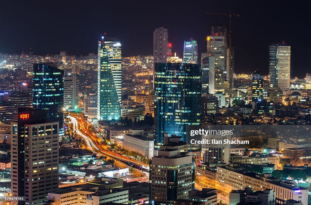 Tel-Aviv south skyline