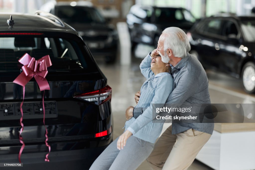 Oh honey, I'm gonna faint from this car gift!