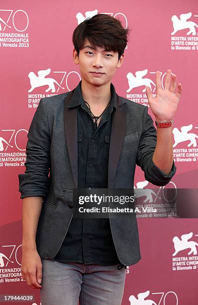 Actor Seo Young Ju attends the "Moebius" Photocall during the 70th Venice International Film Festival at Sala Grande on September 3, 2013 in Venice,...