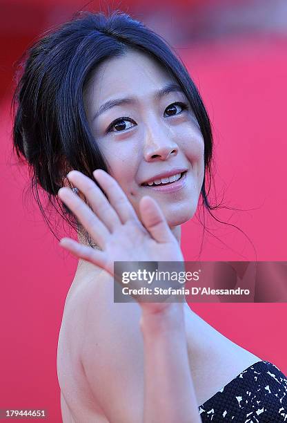 Actress Lee Eun-woo attends 'Moebius' Premiere during the 70th Venice International Film Festival at Palazzo del Casino on September 3, 2013 in...