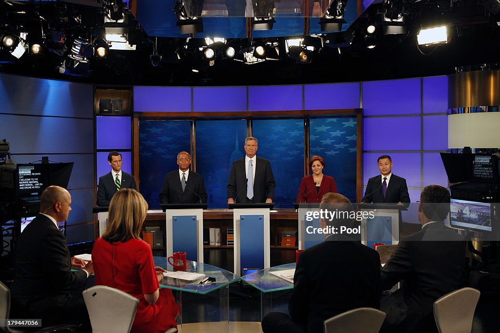 Democratic Primary Mayoral Candidates Debate In New York City