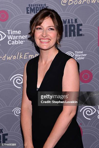 Actress Kelly Macdonald attends the "Boardwalk Empire" season four New York premiere at Ziegfeld Theater on September 3, 2013 in New York City.