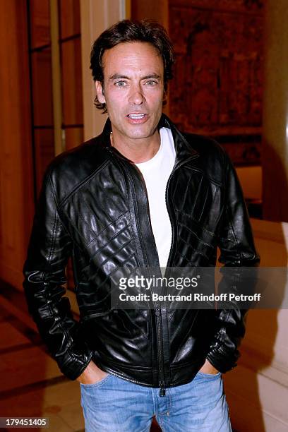 Actor Anthony Delon attends Lui Magazine Launch Party, held at Foch Avenue in Paris at on September 3, 2013 in Paris, France.