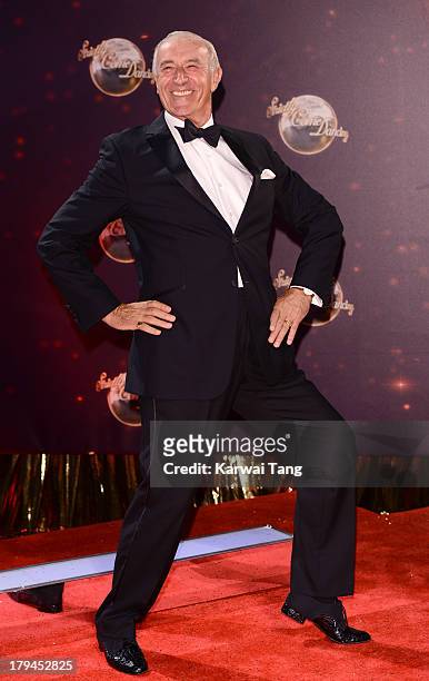 Len Goodman attends the red carpet launch for "Strictly Come Dancing" at Elstree Studios on September 3, 2013 in Borehamwood, England.