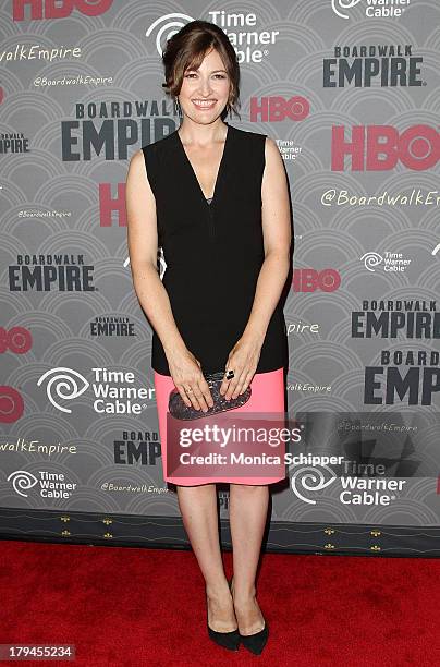 Actress Kelly Macdonald attends the "Boardwalk Empire" season four New York premiere at Ziegfeld Theater on September 3, 2013 in New York City.