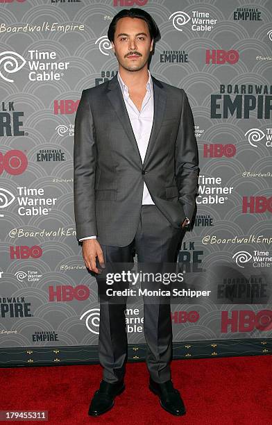 Actor Jack Huston attends the "Boardwalk Empire" season four New York premiere at Ziegfeld Theater on September 3, 2013 in New York City.