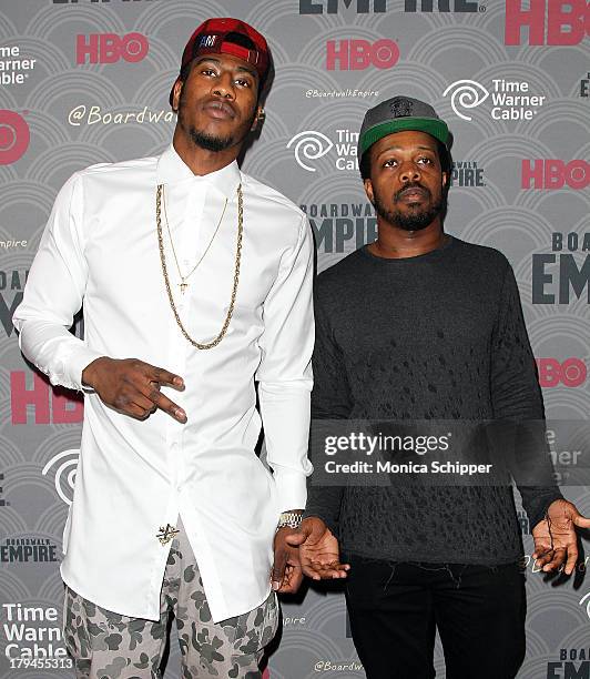 Professional basketball player Iman Shumpert attends the "Boardwalk Empire" season four New York premiere at Ziegfeld Theater on September 3, 2013 in...