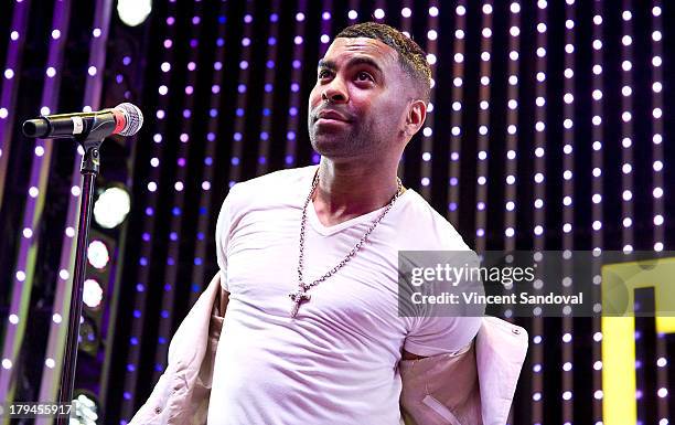 Singer Ginuwine performs at the TGT "5 Towers" performance at Universal CityWalk on September 3, 2013 in Universal City, California.