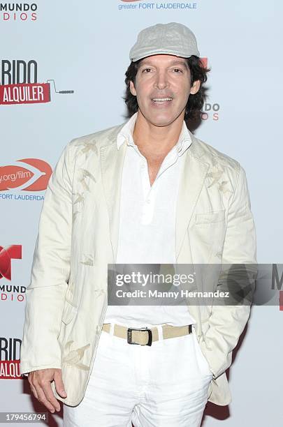 Carlos Arreaza attends Telemundo's "Marido El Alquiler" Press Event at Westin Diplomat on September 3, 2013 in Hollywood, Florida.