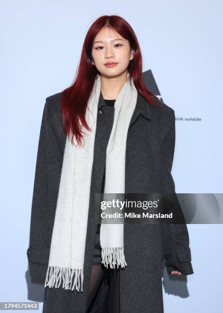 Nuria Ma attends "Skate" at Somerset House on November 14, 2023 in London, England.