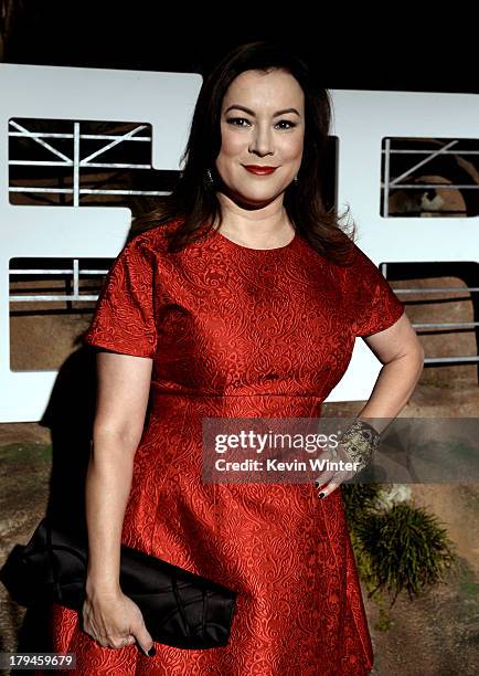 Actress Jennifer Tilly arrives at the after party for the opening of Hermes Beverly Hills Boutique at 3 Labs on September 3, 2013 in Culver City,...