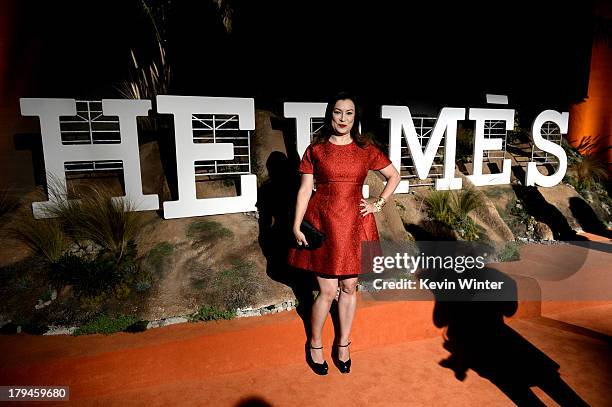 Actress Jennifer Tilly arrives at the after party for the opening of Hermes Beverly Hills Boutique at 3 Labs on September 3, 2013 in Culver City,...