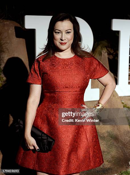 Actress Jennifer Tilly arrives at the after party for the opening of Hermes Beverly Hills Boutique at 3 Labs on September 3, 2013 in Culver City,...