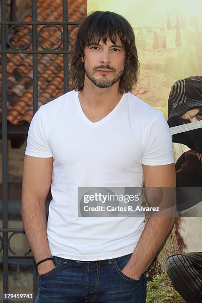 Spanish actor David Janer attends the "Aguila Roja" new season presentation during the day three of 5th FesTVal Television Festival 2013 at the Villa...