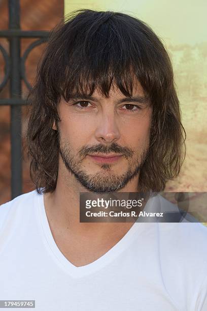 Spanish actor David Janer attends the "Aguila Roja" new season presentation during the day three of 5th FesTVal Television Festival 2013 at the Villa...