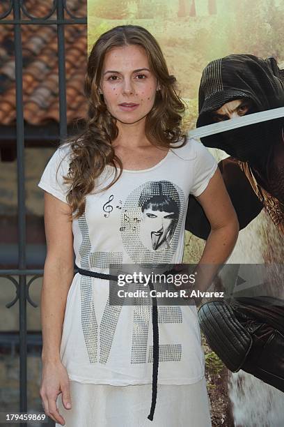 Spanish actress Miriam Gallego attends the "Aguila Roja" new season presentation during the day three of 5th FesTVal Television Festival 2013 at the...