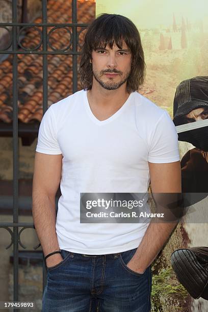 Spanish actor David Janer attends the "Aguila Roja" new season presentation during the day three of 5th FesTVal Television Festival 2013 at the Villa...