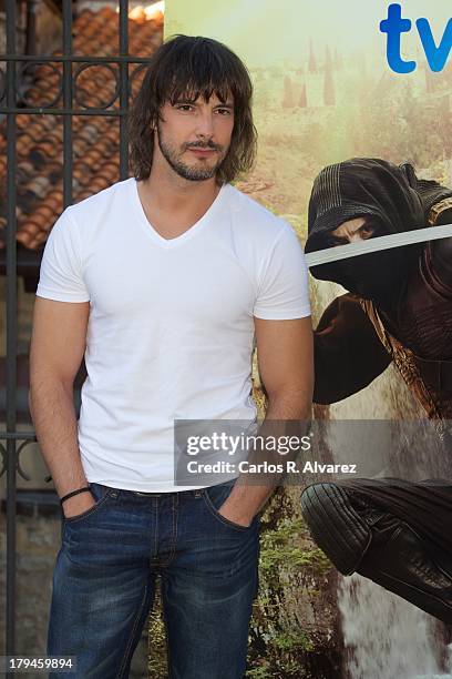 Spanish actor David Janer attends the "Aguila Roja" new season presentation during the day three of 5th FesTVal Television Festival 2013 at the Villa...