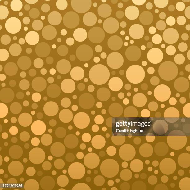 abstract geometric background with orange gradient circles - soda bubbles vector stock illustrations