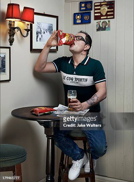 Comedian Alan Carr is photographed for ES magazine on May 9, 2013 in London, England.