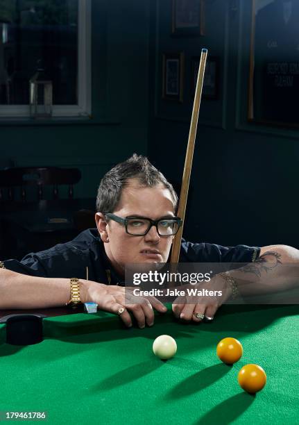 Comedian Alan Carr is photographed for ES magazine on May 9, 2013 in London, England.