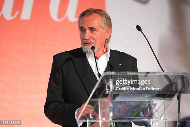 Laudator Peter Rapp speaks during the Leading Ladies Awards 2013 at Belvedere Palace on September 3, 2013 in Vienna, Austria.