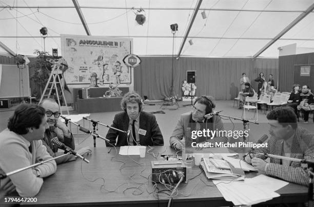 11ème festival de la bande dessinée à Angoulême, 28 Janvier 1984.