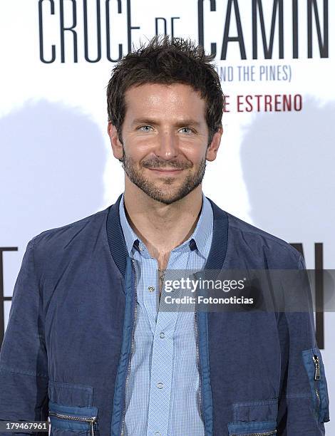 Actor Bradley Cooper attends a photocall for 'The Place Beyond The Pines' at Santo Mauro Hotel on September 4, 2013 in Madrid, Spain.